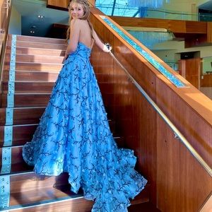 j’adore prom dress J16002 in blue